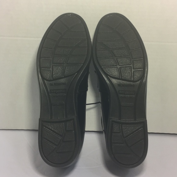 Bates Durashock Black High Gloss Shoes Sz 7.5M - Picture 6 of 8